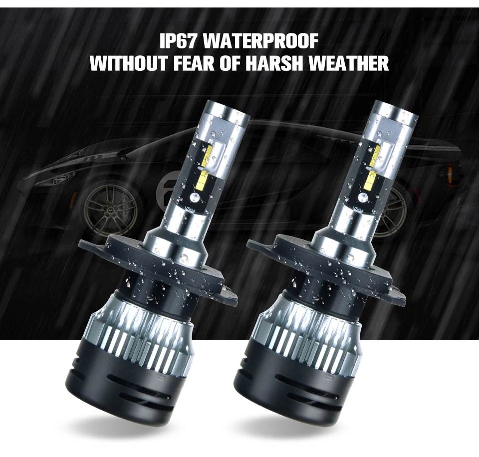 Aceersun H15 H4 H7 MINI LED car headlight bulb canbus 10000lm H11 H1 9005 9006 CSP Chip  24V 6500k Far Outdoor light moto truck (8)