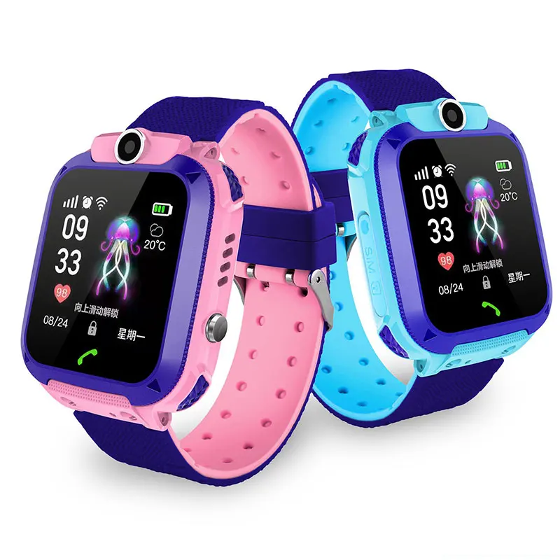

2019 Hot Smart watch LBS Kid SmartWatches Baby Watch for Children SOS Call Location Finder Locator Tracker Anti Lost Monitor+Box
