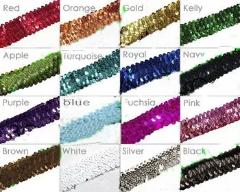 

20pcs New 1'' sequin headbands mix color baby headbands for girl stretch sequin headband #gtu