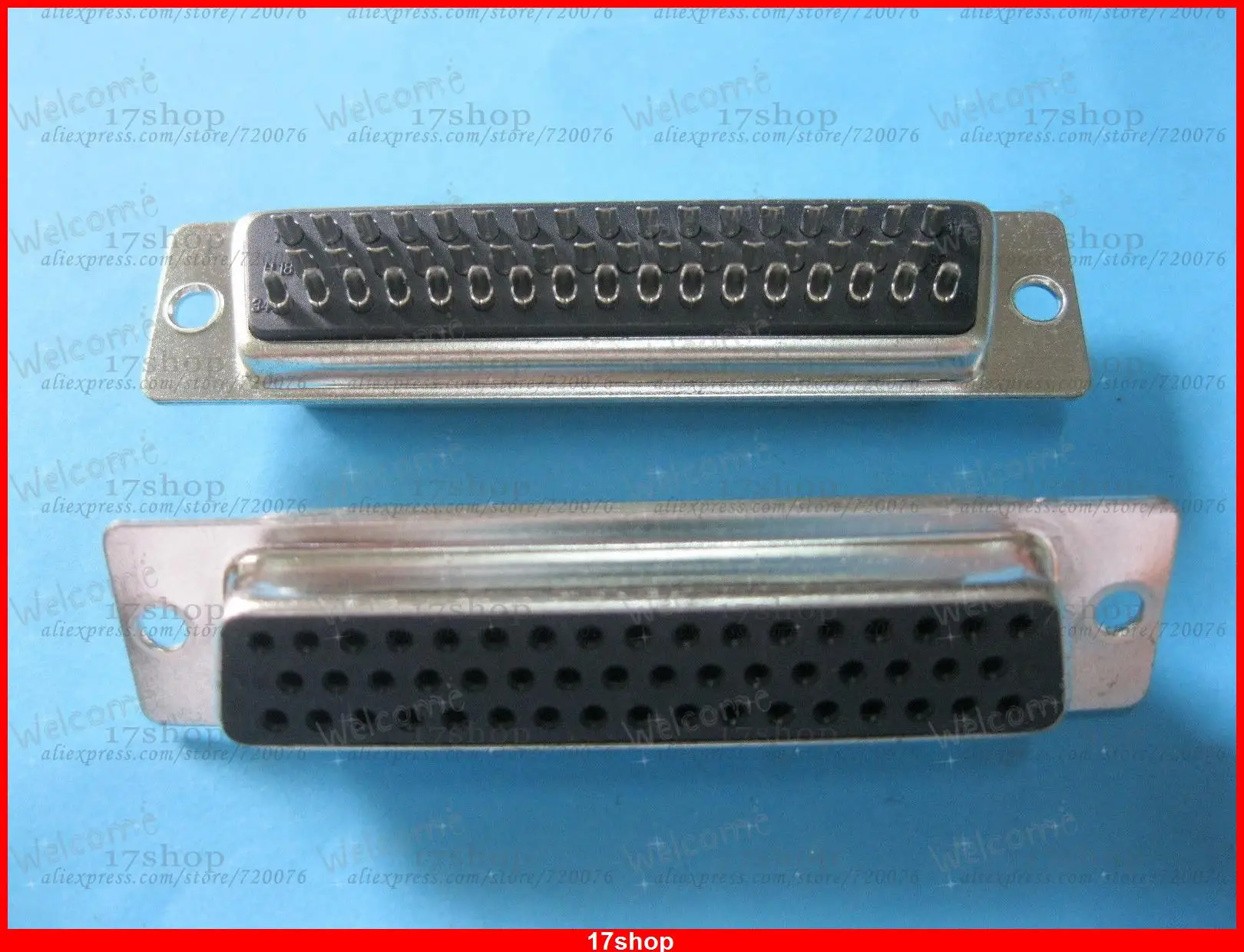 

20 pcs D-sub 50 pin Female 3 Rows Solder Type Connector NEW