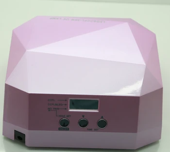 

Free Shipping Hot Sales Diamond LED CCFL Nail Dryer 36W with Timer/ Pain/only LED or only CCFL LED light Setting fir for all Gel