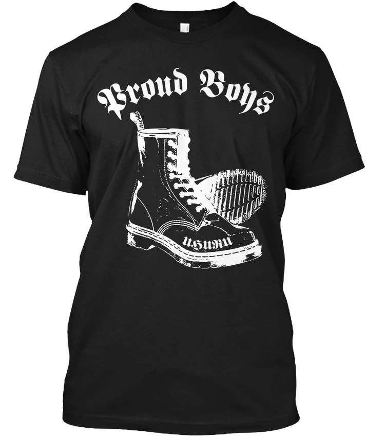 

Proud Boys Dr. Marten - Broud Popular Tagless Tee T-Shirt