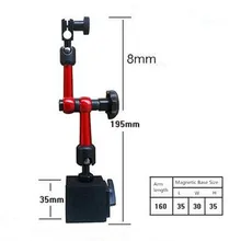 Мини Гибкий магнитный База держатель для цифровой уровень циферблат с зажима кадра Тесты индикатор инструменты Стенд Инструмент