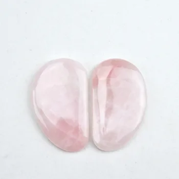

HIMABM 2 pcs natural rose quartz relax guasha board for wrinkle removal whitening face care beauty face equipment tools