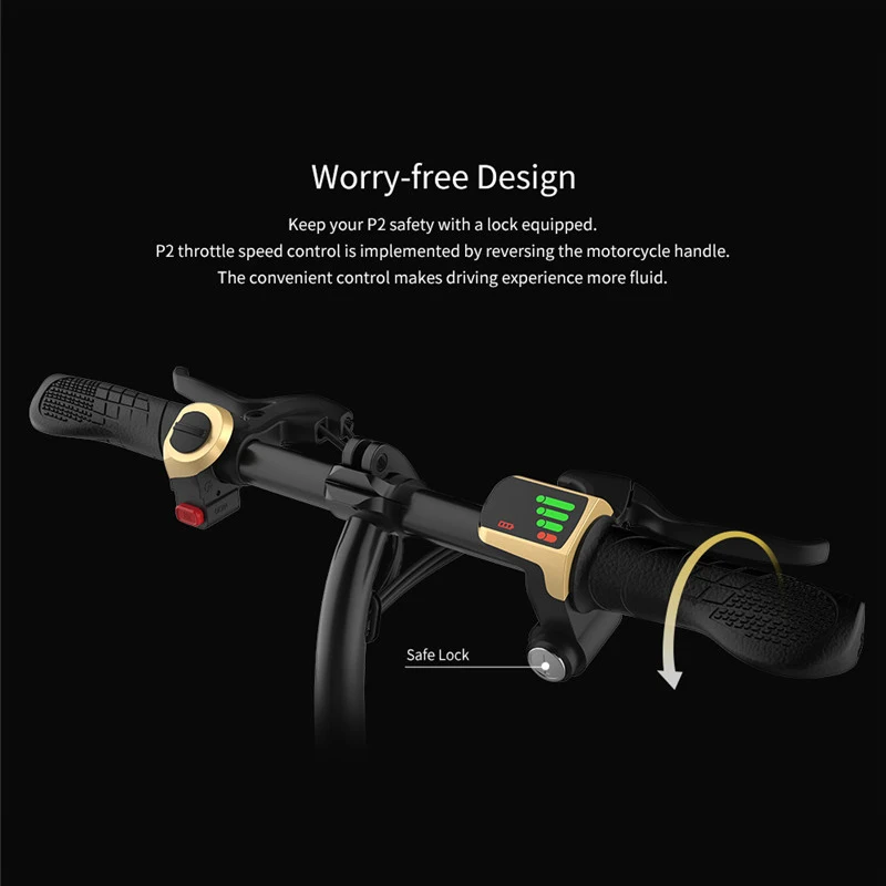 Top Original Inmotion P2F Ebike Folding Bike 36V Lithium-ion Battery 350W 30km/h 12" Tire Mini Bicycle Electric Bike CE RoHS FCC 7 Top Original Inmotion P2F Ebike Folding Bike 36V Lithium-ion Battery 350W 30km/h 12" Tire Mini Bicycle Electric Bike CE RoHS FCC 7