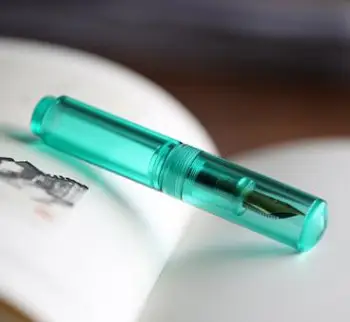 

portable mini hard rubber, short pens, iridium, golden pen, transparent ink, students' calligraphy and ink pen