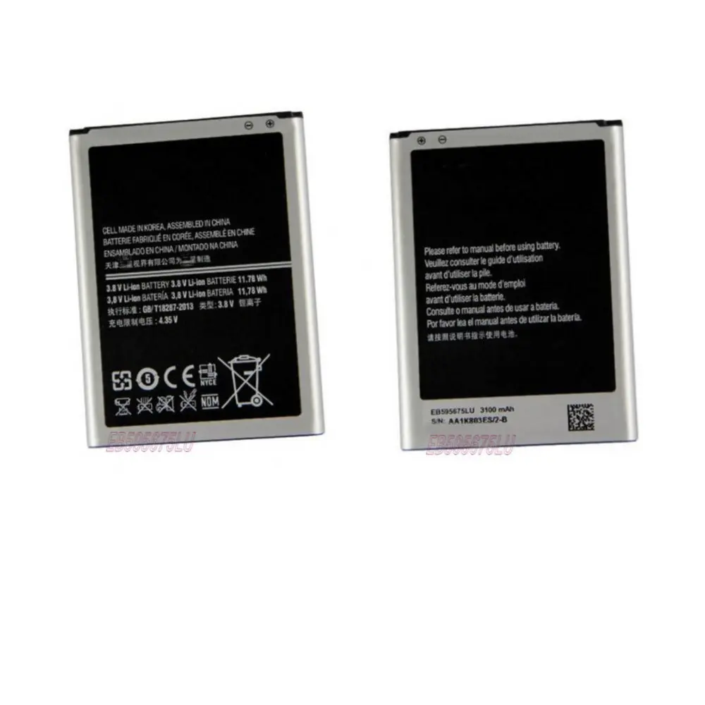Сменный аккумулятор EB595675LU 3100 мАч для Samsung Galaxy Note 2 N7100 N7102 N719 N7108 N7108D NOTE2 мобильный