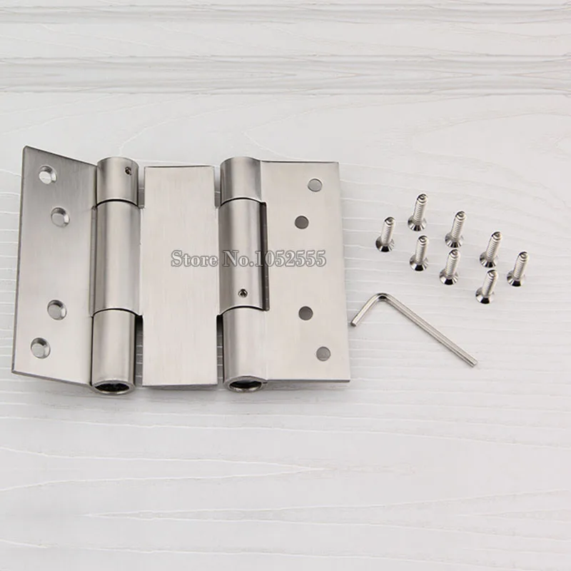 High Quality 2PCS 4Inch Silver Tone Stainless Steel Door Hinge Bearing