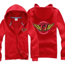 lol game cloth skt t1winter coat jacket hood cardigan for men costume