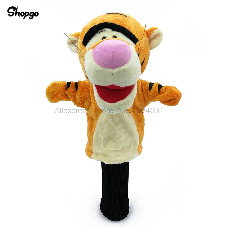 Orange Tiger Golf Head Cover Fairway Woods Golf Cover Sporting Goods Animal Protector Mascot Novelty Cute Gift