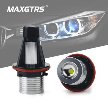 

2x 5W 10W Bridgelux Chip LED Halo Marker Car Angel Eyes Light Bulb White/Blue/Red For BMW E39 E53 E60 E61 E63 E64 E65