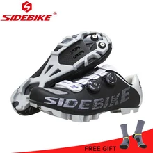 SIDEBIKE черный MTB велосипедная обувь на открытом воздухе спортивная обувь анти-скольжения нейлона ТПУ подошва горный велосипед на вершине Bunckle гоночные перчатки для велоспорта обувь для отдыха на природе
