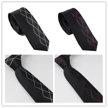 Мужские галстуки для костюма, дизайн, черный/серебристый с черным и розовым красным клетчатым шейный платок из микрофибры, обтягивающие рубашки 6 см, свадебные галстуки