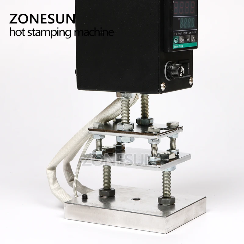 ZONESUN профессиональный кожаный логотип железный деревянный тепловой штамп