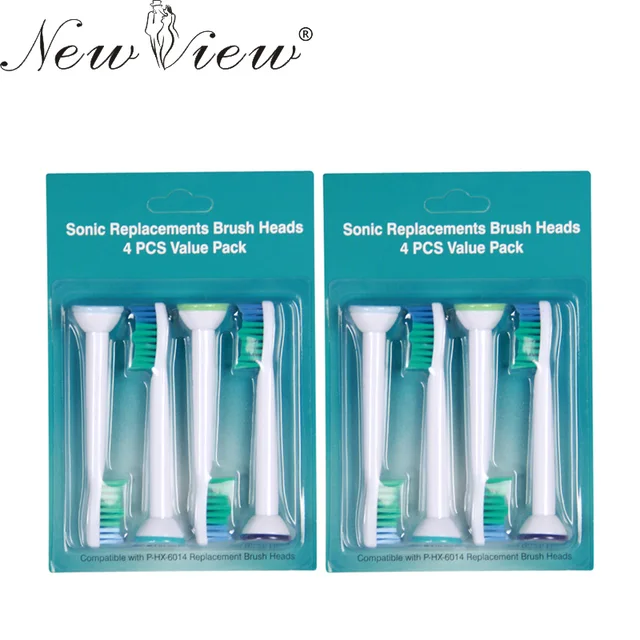 Toothbrush Heads View 8pcs Replacement Electric Toothbrush Heads For