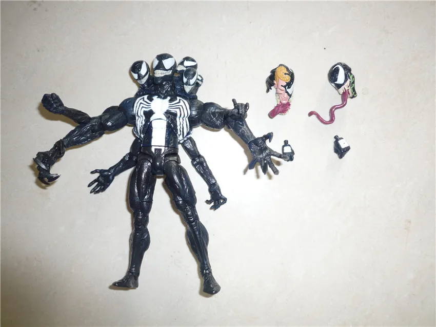 

1pcs 20cm Venom Action Figure Cosplay toy oppo bag package hard PVC kids collection cartoon Anime spiderman doll d10