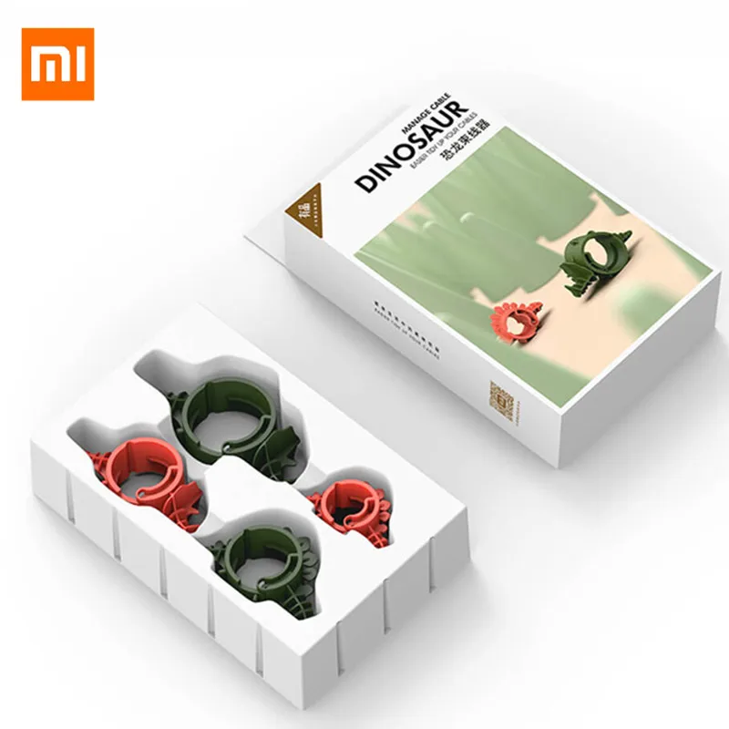 Xiaomi-Bcase-DINOSAUR-Cable-Organizer-Dinosaur-Cable-Tray-PA-material-is-flexible-and-durable-Travel-wire