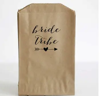 

Customized bride tribe wedding Pretzel candy Buffet lolly bags engagement Bakery Cookie goody gift packets