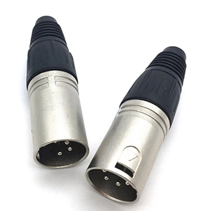 1 шт мужские и женские 3 контактный 4 разъем 5 XLR микрофон аудио кабель для
