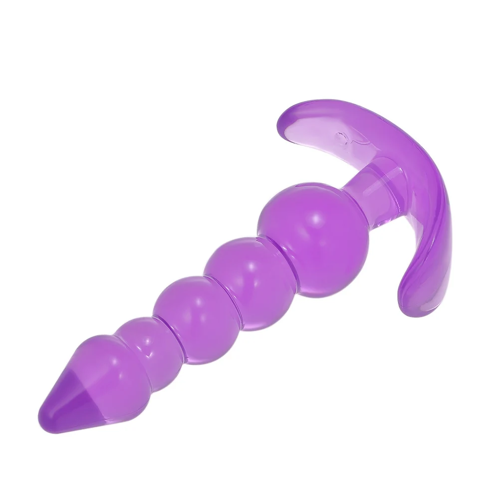 Anal Plug Soft Silicone Prostate Massager Backyard Beads G-spot Stimulator Butt Plug Erotic Anal Sex Toys For Women Men Gay