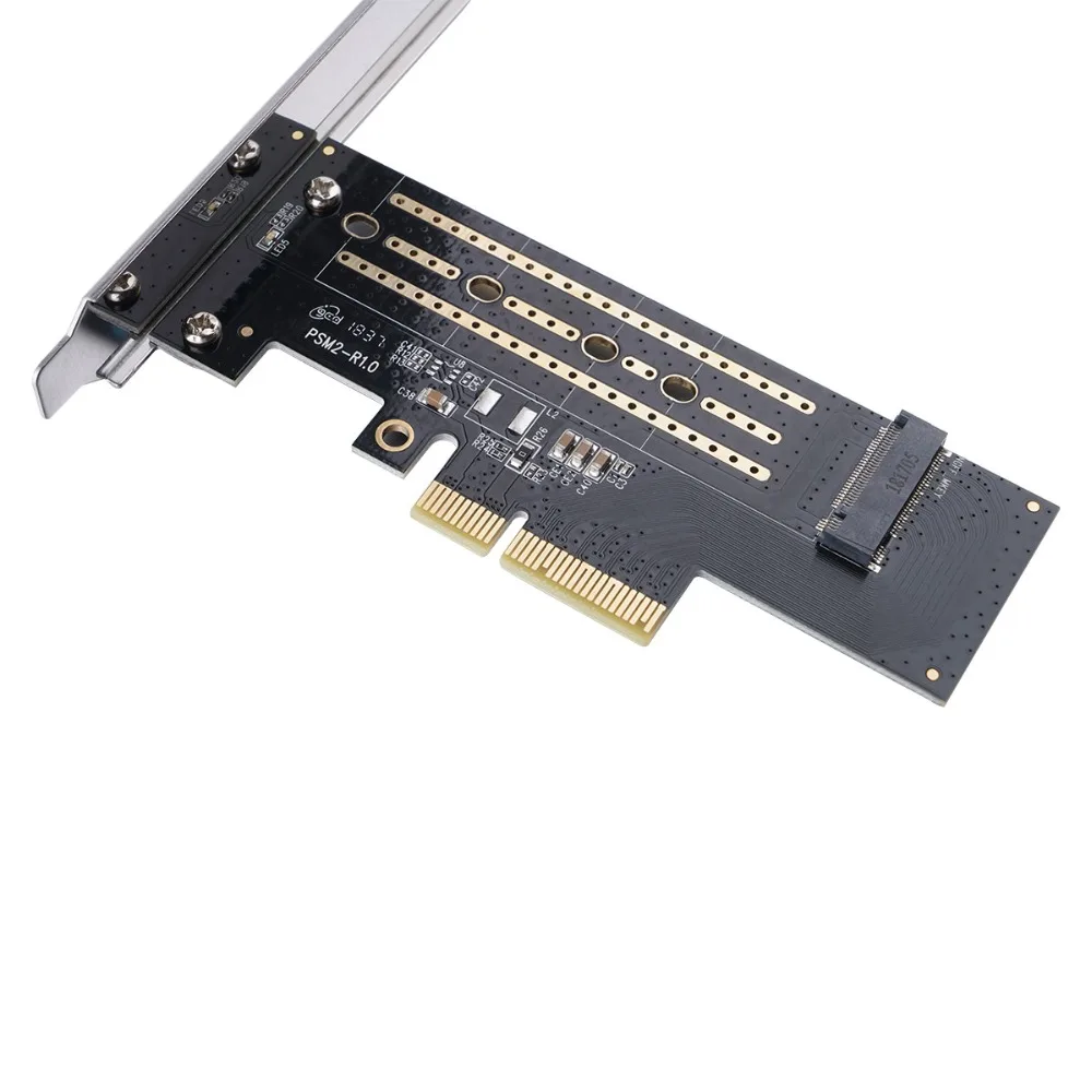 ORICO PCI-E PCI Express 3,0 Gen3 X4 для M.2 M ключ SSD M2 ключ Интерфейс карта PCI Express 3,0x4 2230 2242 2260 2280 Размеры