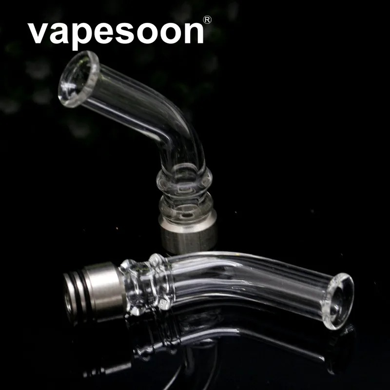 VapeSoon, 120 шт./лот, длинные 810 капельные наконечники, стеклянные трубы, мундштук, прозрачные гнущиеся капельные наконечники для TFV8/TFV8 Big Baby/TFV12 Атомайзер