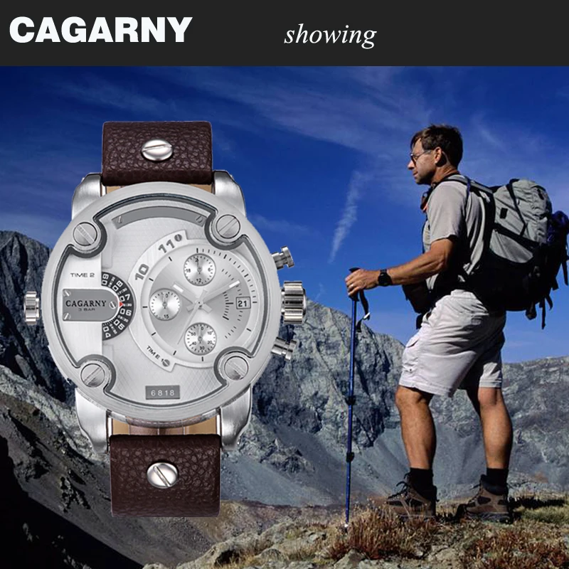 cagarny dz style quartz watch men golden mens watches (9)