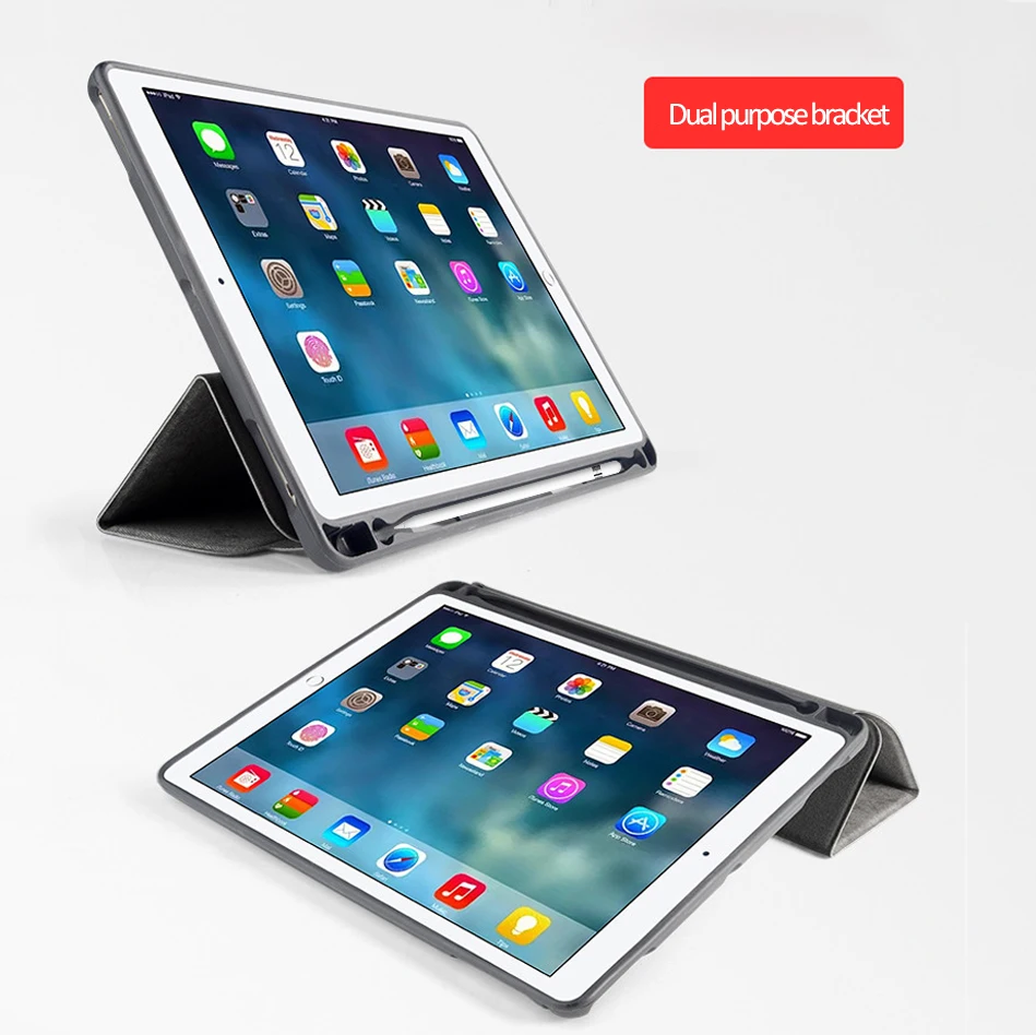 Чехол-подставка с держателем для карандашей для нового iPad 9,7 дюйма A1822 A1823 A1893 A1954 PU кожаный смарт-чехол для автоматического сна/пробуждения