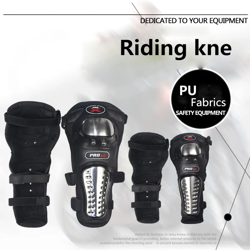 4Pcs Elbow Knee Shin Protective Pads Kit for ATV Motocross Motorcycle Racing