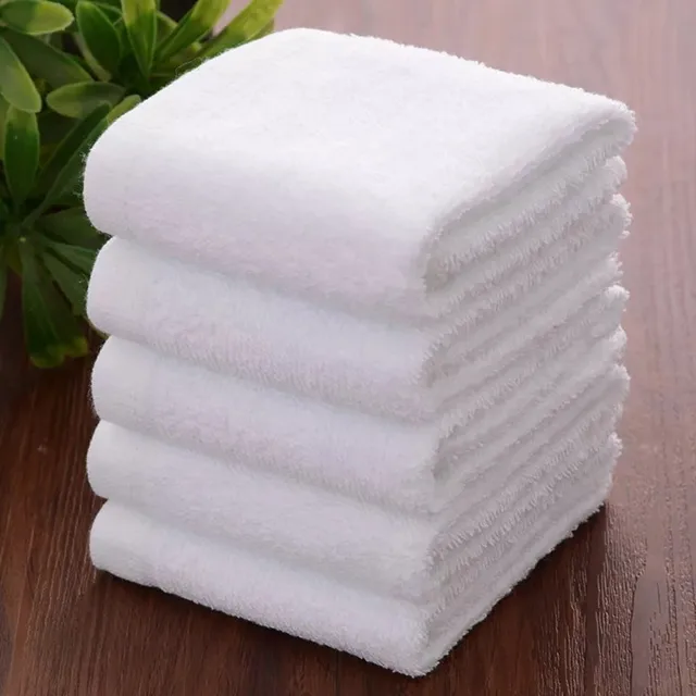 Online Lfh 10pcs Lot Good Quality Face Towel Small Lfh 10pcs Lot Good Quality Face Towel Small Hand Towels 25 25cm 30g Kitchen Hotel White Cotton