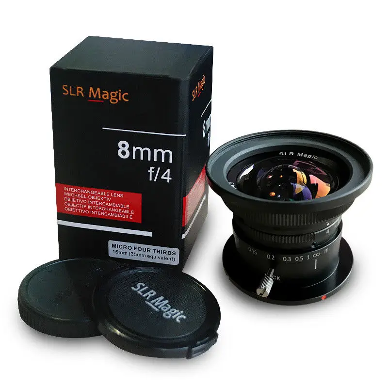 Объектив SLR Magic 8 мм f/4,0 для камер Micro Four Thirds M4/3 Panasonic Olympus