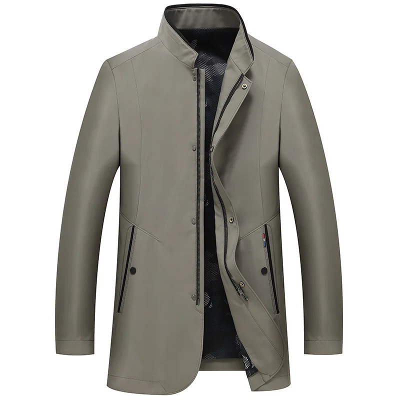 

2019 Spring New Stand Collar Windbreaker Men