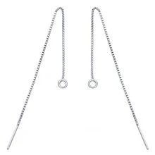 Sinya DIY 925 стерлинговые серебряный крючок для уха линии женские длинные серьги в ожидании Изящные Ювелирные изделия простые серьги с проволочной цепочкой Висячие Серьги Brincos
