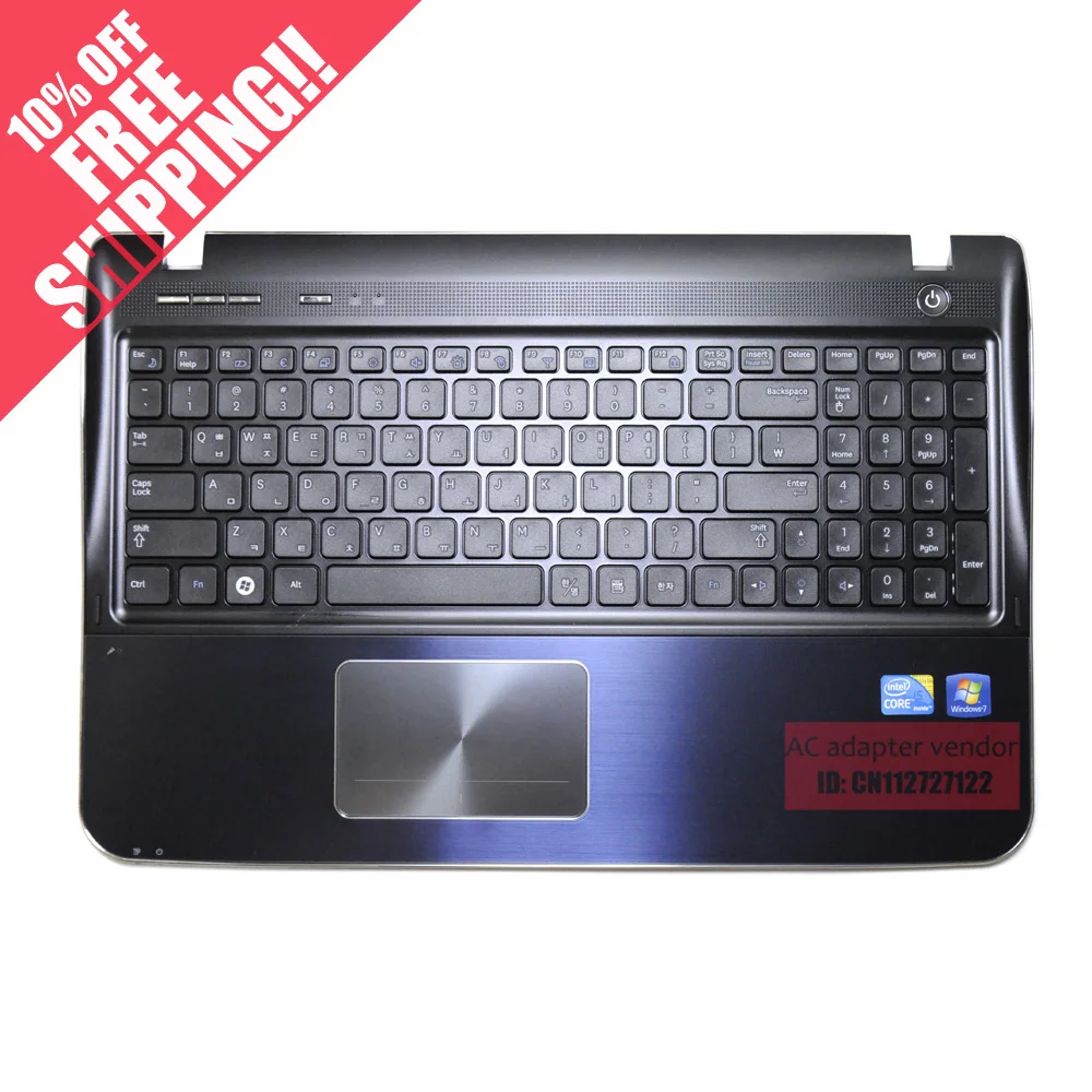 

KR Korean FOR Samsung SF510 notebook keyboard with c shell blue
