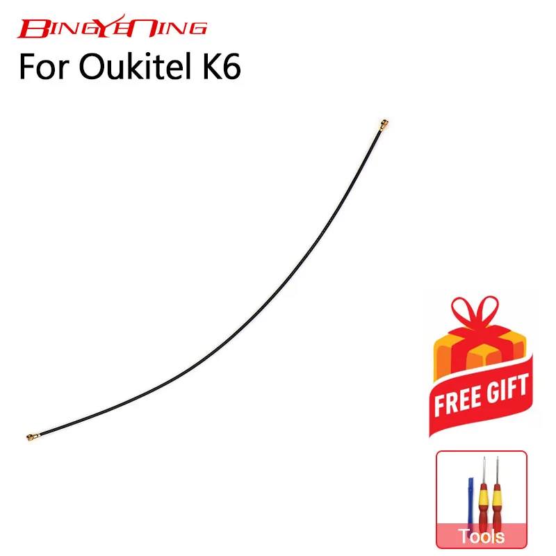 BingYeNing New Original For Oukitel K6 Wifi Wire Antenna Line Signal Flex Cable Connector Replacement Repair Parts | Мобильные