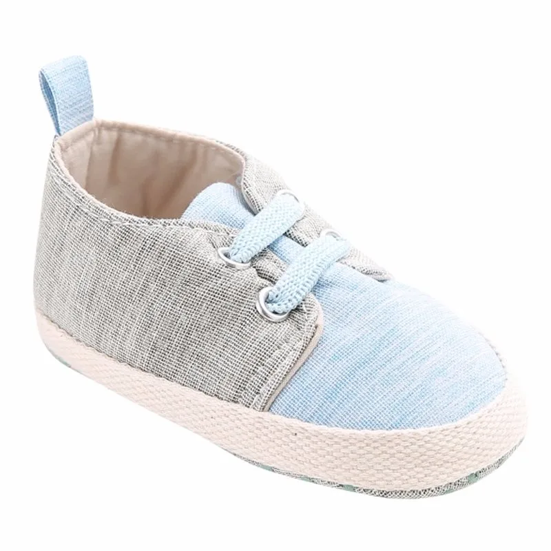 Новая мода красивый классический Повседневное новорожденных Для маленьких мальчиков дети Обувь для малышей мягкой подошве Prewalker Обувь