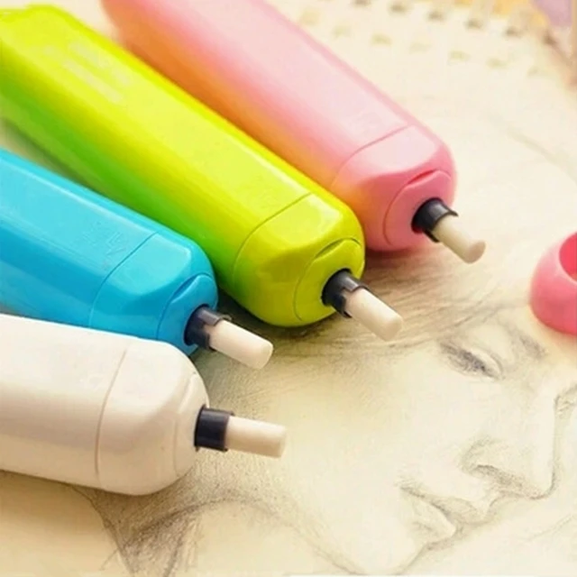 Small Portable Electric Pencil Eraser Stitching Writing Art Erasers Drawing  Sketch Pencil For Home School Office Stationery - AliExpress