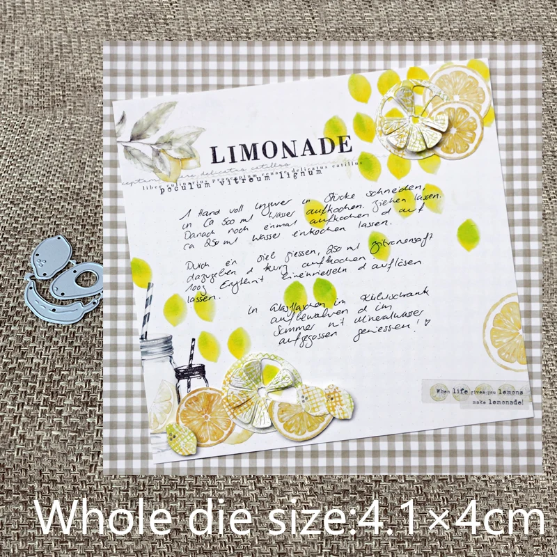 

New Design Craft Metal Cutting Die cut dies Lemon chili avocado decoration scrapbook Album Paper Card Craft Embossing die cuts