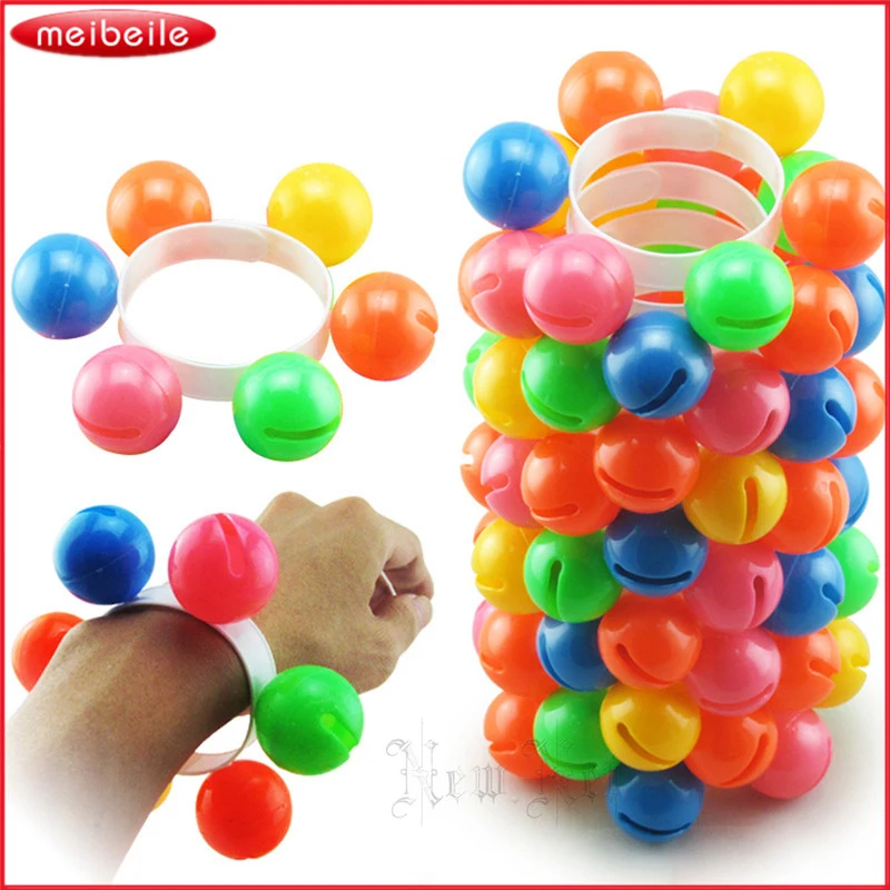 5 Pcs Children Dance Multicolor Wrist Rattles Props Kindergarten