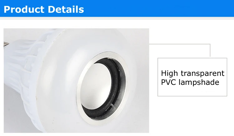 Intelligent colorful Bluetooth music bubble mobile phone wireless control led subwoofer speaker remote control WiFi bulb (7)