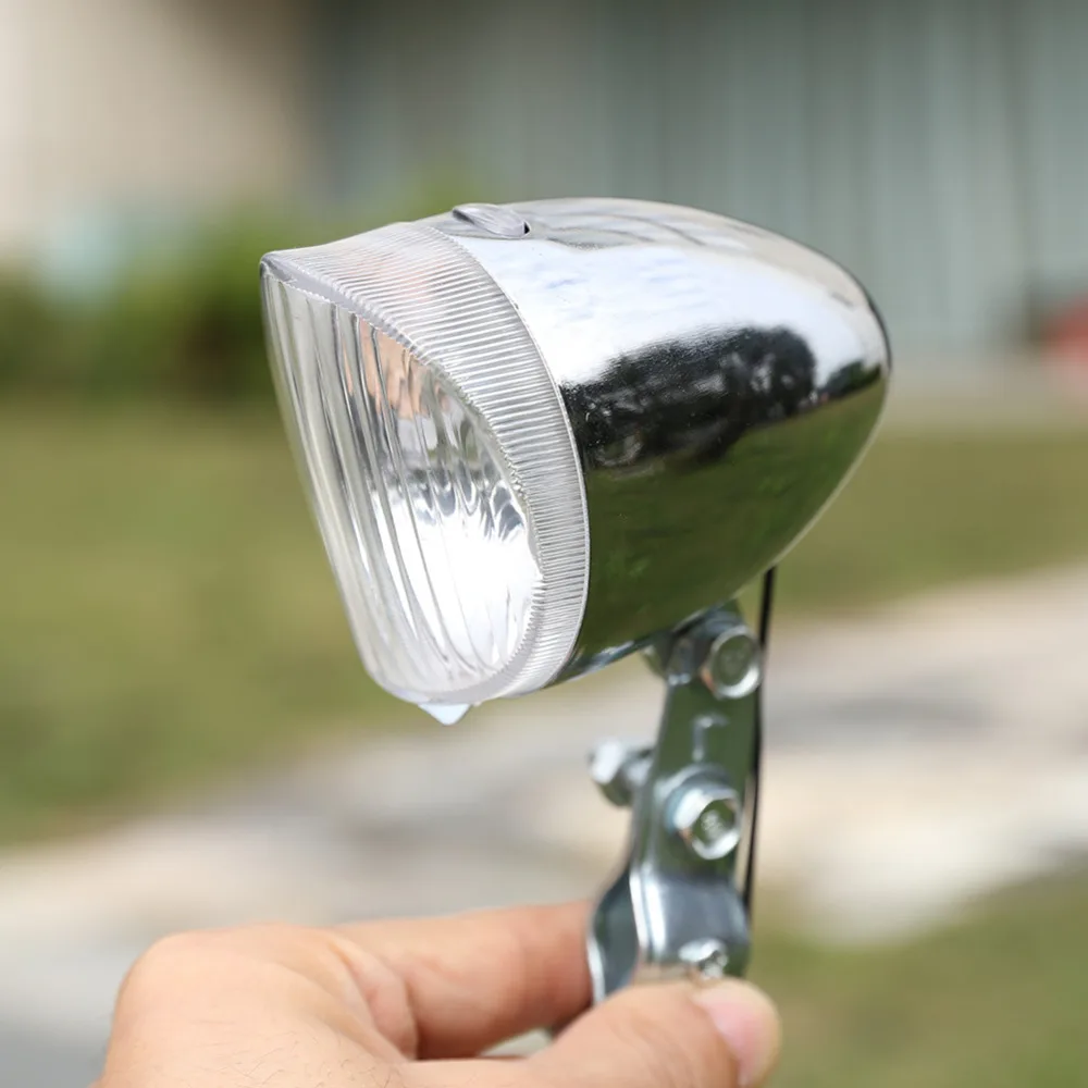 

Sport Bike Cycling Dynamo Lights Set Safety No Batteries Needed Headlight Rear Light with Bracket Safety Warning Light Lamp New