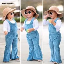 YWHUANSEN/ г. весенне-осенние вельветовые Комбинезоны для детей, комбинезоны для девочек, мягкий яркий цветной Детский комбинезон