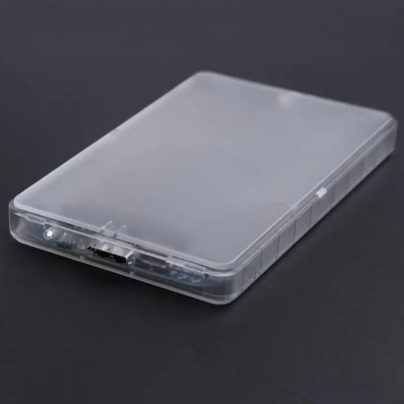 2,5 дюймов прозрачный корпус для внешнего жесткого диска USB 3,0 на Sata HDD корпус жесткого диска 6 Гбит/с Поддержка протокола UASP SATA3.0 корпус жесткого диска HDD Caddy