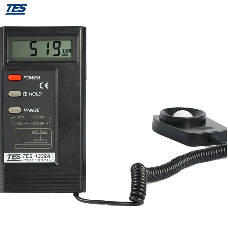

TES1332A Digital Lux Light Meter 0.01~200000 Lux