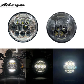 

2019 New Design 80W 5.75 INCH H4 LED Headlight Daytime Running lights for Harley Motorcycle Projector headlights