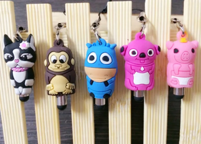 

ULIFART Cartoon Mini Tablets Pen Compatible Touch Screen Stylus New With 3.5mm Dust Plug Cap For All Touch Screen Phones Tablets