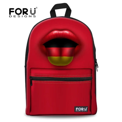 FORUDESIGNS/3D фрукты повседневные женские холщовые рюкзаки для девочек Леди студенческая школьная сумка рюкзак Mochilas Bolsas femininas - Цвет: B007J4