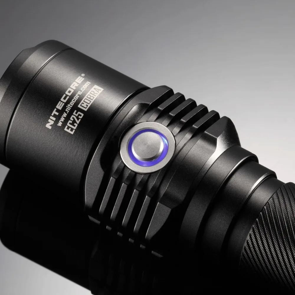 Светодиодный фонарик NITECORE EC25 960LMs CREE XM L U2 водонепроницаемый портативный фонарь с 8