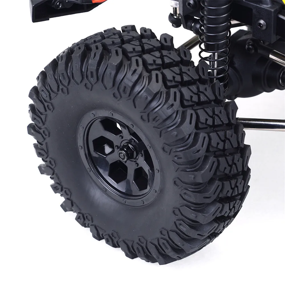 RGT EX86100 1/10 2,4G 4WD 510 мм матовый Водонепроницаемый Rc автомобиль внедорожный автомобиль Рок Гусеничный RTR уличная игрушка Детские подарки