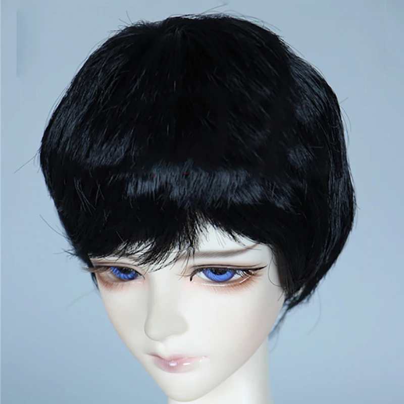 

Ascosplay doll accessories Three colors can choose short hair oblique bangs 1/3 1/4 BJD wig doll hair
